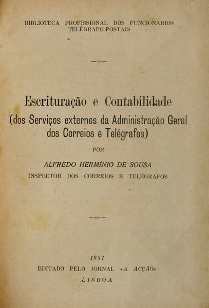 ESCRITURAÃ‡ÃƒO E CONTABILIDADE.