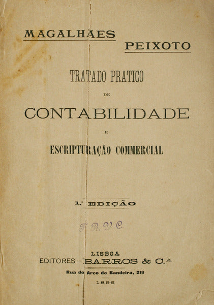 TRATADO PRATICO DE CONTABILIDADE E ESCRIPTURAÃ‡ÃƒO COMMERCIAL.