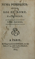 NUMA POMPILIUS, SECOND ROI DE ROME.