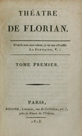 THÃ‰ATRE DE FLORIAN. [2 OBRAS]