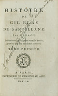 HISTOIRE DE GIL BLAS DE SANTILLANE.