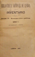 BIBLIOTHECA NACIONAL DE LISBOA. INVENTARIO. [5 VOLUMES]