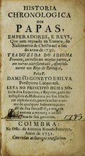 HISTORIA CHRONOLOGICA DOS PAPAS EMPERADORES, E REYS,