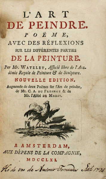 L'ART DE PEINDRE. POÃ‹ME,