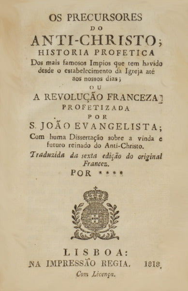 PRECUSORES (OS) DO ANTI-CHRISTO;