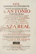 SOL NASCIDO NO OCCIDENTE, E POSTO AO NASCER DO SOL. S. ANTONIO PORTUGUES. [ENCADERNAÃ‡ÃƒO DA Ã‰POCA]