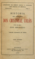 HISTORIA DEL ALMIRANTE DON CRISTÃ“BAL COLÃ“N.