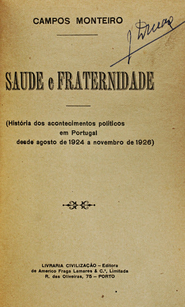 SAUDE E FRATERNIDADE.