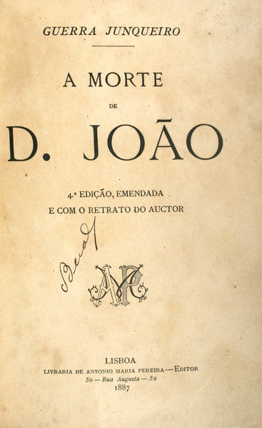 A MORTE DE D. JOÃƒO.