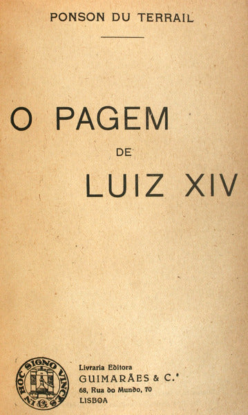 O PAGEM DE LUIZ XIV.