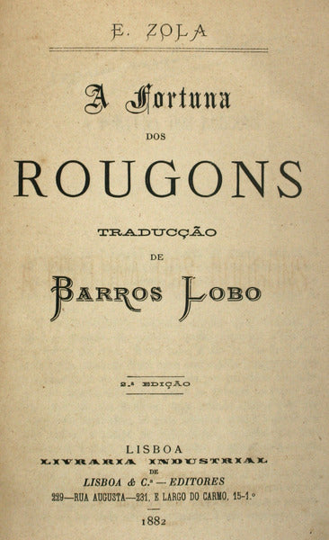 A FORTUNA DOS ROUGONS.