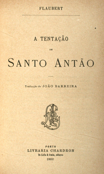 A TENTAÃ‡ÃƒO DE SANTO ANTÃƒO.