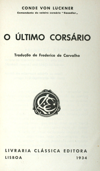 O ÃšLTIMO CORSÃRIO.