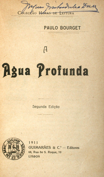 A AGUA PROFUNDA.
