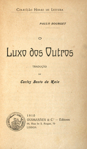 O LUXO DOS OUTROS.
