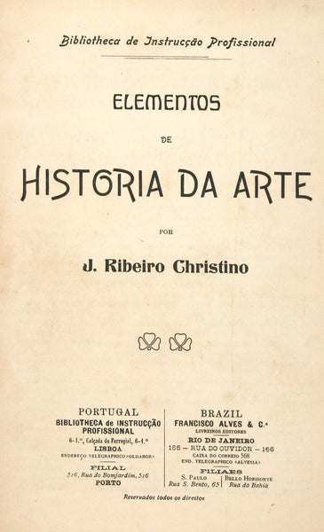 ELEMENTOS DE HISTORIA DA ARTE.