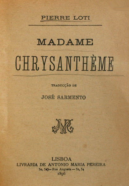 MADAME CHRYSANTHÃˆME.