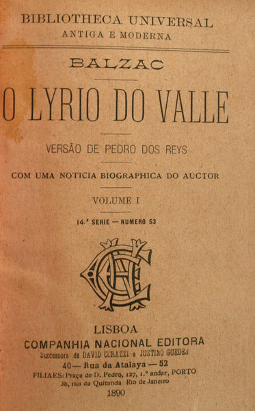 O LYRIO DO VALLE.