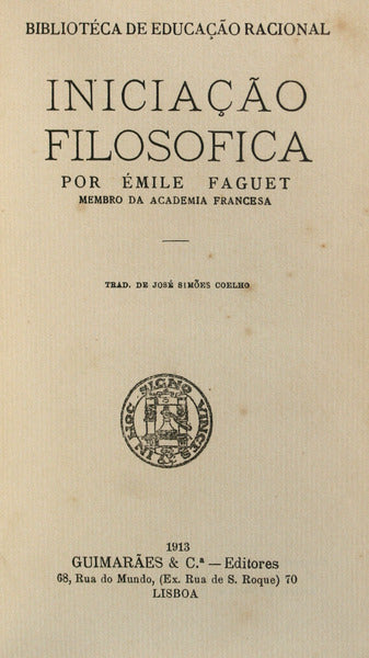 INICIAÃ‡ÃƒO FILOSOFICA.