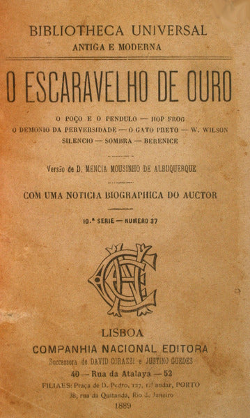 O ESCARAVELHO DE OURO.