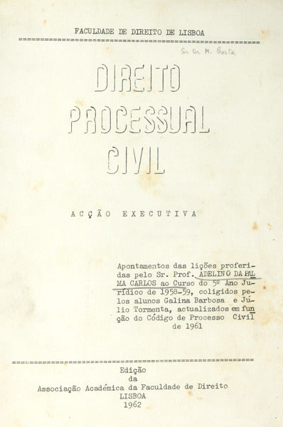 DIREITO PROCESSUAL CIVIL. ACÃ‡ÃƒO EXECUTIVA.
