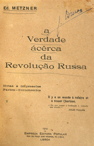 VERDADE Ã€CÃŠRCA DA REVOLUÃ‡ÃƒO RUSSA.