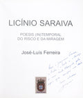 LICÃNIO SARAIVA - POESIS (IN) TEMPORAL DO RISCO E DA MIRAGEM.