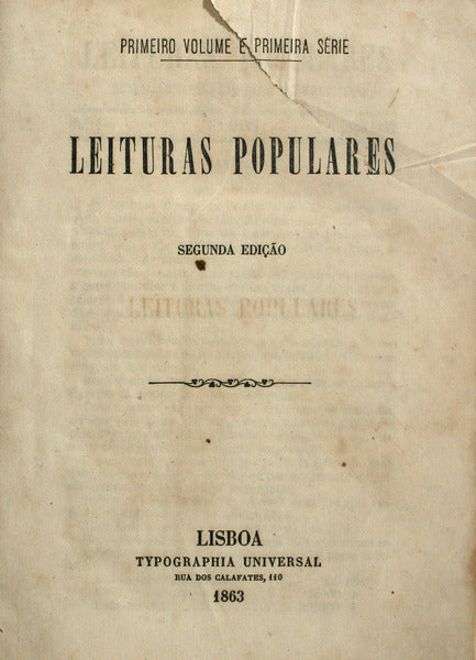 LEITURAS POPULARES.
