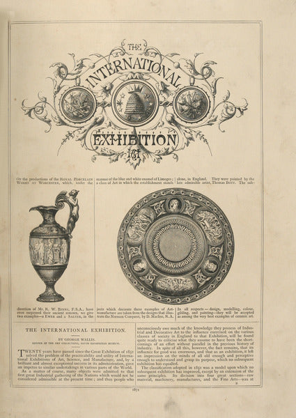 THE ART-JOURNAL CATALOGUE OF THE INTERNATIONAL EXHIBITION. [OF ART SCIENCE AND MANUFACTURE, 1871-1872]