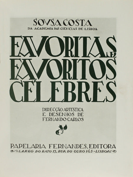 FAVORITAS E FAVORITOS CÃ‰LEBRES.
