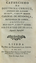 CATHECISMO DA DOUTRINA CHRISTÃƒ,