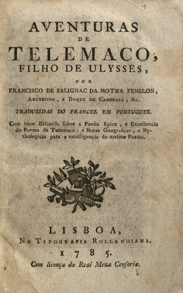 AVENTURAS DE TELEMACO, FILHO DE ULYSSES, [1785]