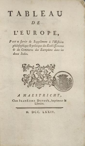 TABLEAU DE L' EUROPE,