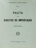PAUTA DOS DIREITOS DE IMPORTAÃ‡ÃƒO. [2 VOLUMES]