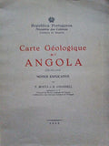 CARTE GÃ‰OLOGIQUE DE L'ANGOLA (1/2.000.000).