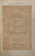 FAUST OPERA EN 5 ACTES DE J. BARBIER & M. CARRÃ‰.
