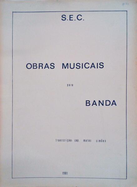 OBRAS MUSICAIS PARA BANDA.
