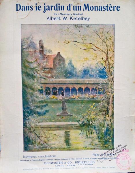 DANS LE JARDIN D'UN MONASTÃˆRE (IN A MONASTERY GARDEN).
