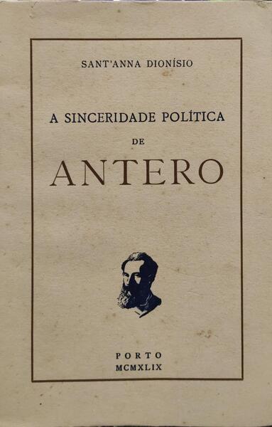 A SINCERIDADE POLÃTICA DE ANTERO DE QUENTAL.
