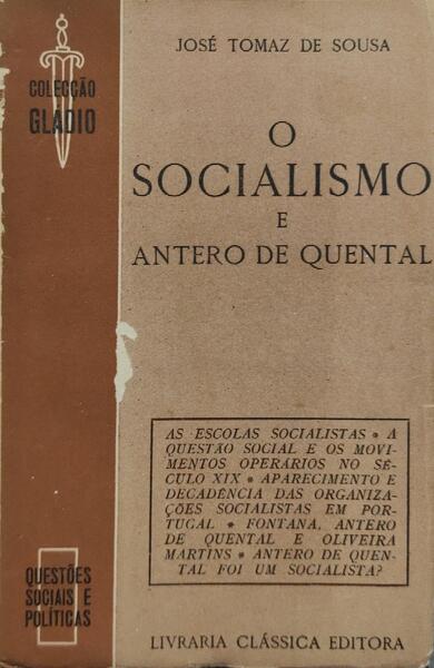 O SOCIALISMO E ANTERO DE QUENTAL.