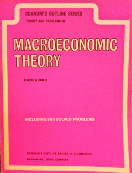 THEORY AND PROBLEMS OF MACROECONOMIC THEORY.