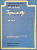 THEORY AND PROBLEMS OF PLANE AD SPHERICAL TRIGONOMETRY.