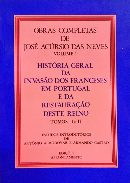 OBRAS COMPLETAS DE JOSÃ‰ ACÃšRSIO DAS NEVES. [6 VOLUMES]