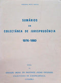 SUMÃRIOS DA COLECTÃ‚NIA DE JURISPRUDÃŠNCIA 1976-1980.