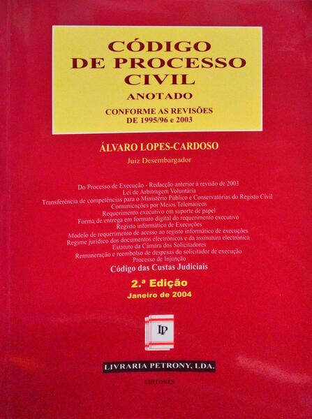 CÃ“DIGO DO PROCESSO CIVIL ANOTADO.