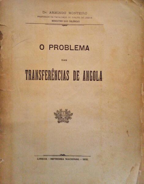 O PROBLEMA DAS TRANSFERÃŠNCIAS DE ANGOLA.