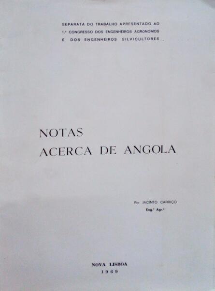 NOTAS ACERCA DE ANGOLA.