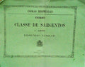 CURSO DA CLASSE DE SARGENTOS, 1.Âº ANNO, DESENHO LINEAR.