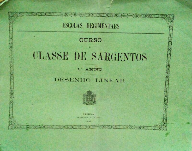 CURSO DA CLASSE DE SARGENTOS, 1.Âº ANNO, DESENHO LINEAR.