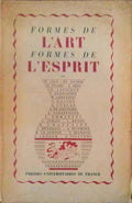 FORMES DE L'ART FORMES DE L'ESPRIT.